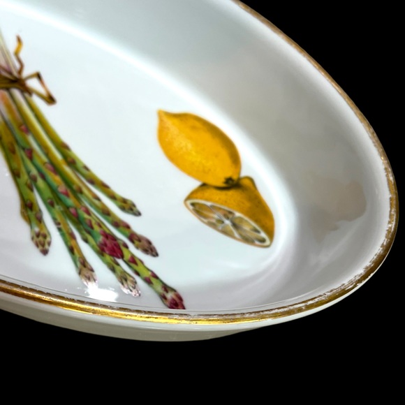 Set of Two Royal Worcester Evesham Gold 10.5" Porcelain Ovenware Baking Dishes - Picture 4 of 13